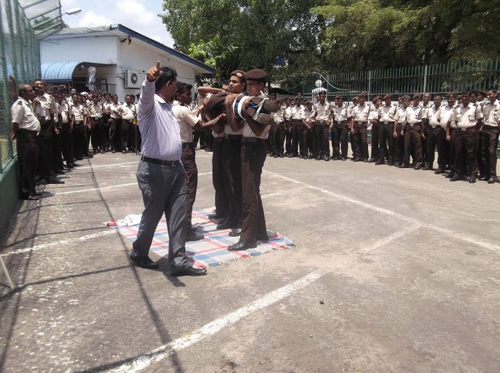 Guard training session