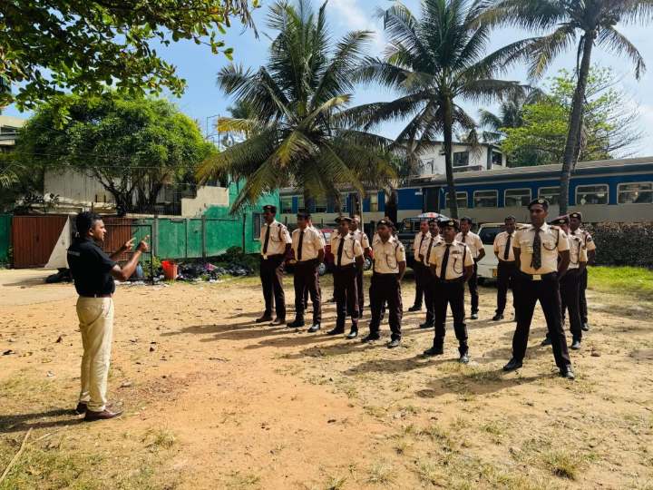 Guard training session