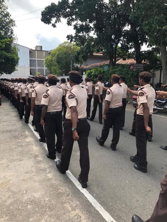 Guard training session