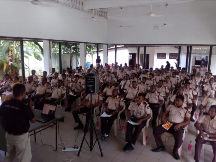 Guard training session