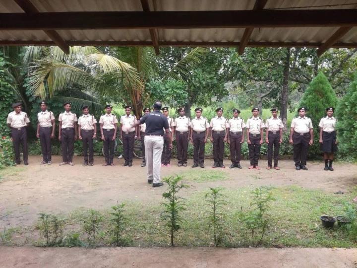 Guard training session