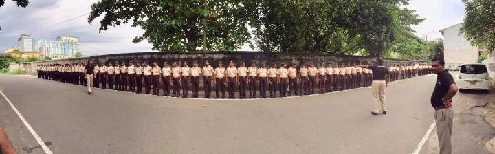 Guard training session