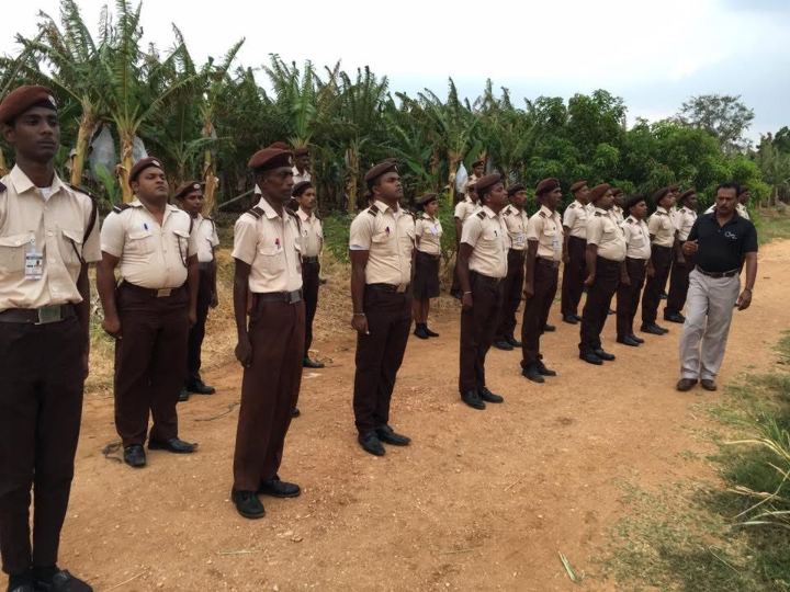 Guard training session