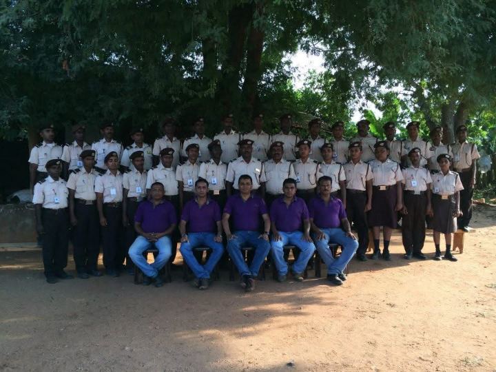 Guard training session